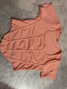 Peach Corset Style Top