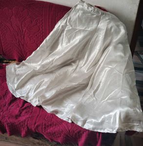 Satin Lahenga Silver Grey (Totly New) size Issues