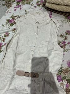 Tractable Stylish With Belt Dress