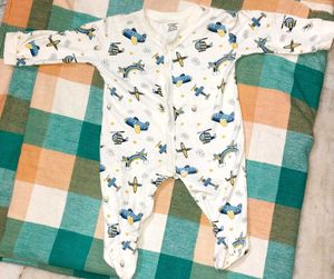 Adorable Airplane Print Baby Onesie (Romper)
