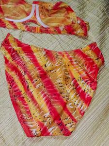 Retro Tie-Dye Bikini Set