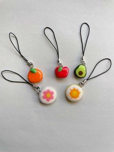 Cute Fruit & Flower Phone Charms
