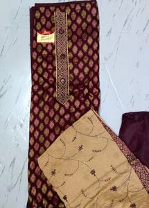 Banarsi Suit set Fabric Material Unstitched