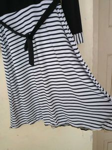 Striped Long Sleeve Dress