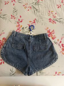 Blue Denim Shorts