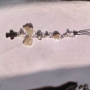 white cross phone charms