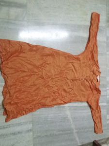 Biba Pathani Orange Kurta