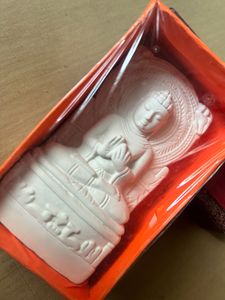 Elegant White Buddha Idol - 5 to 6 Inches