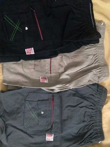 Casual Khaki Shorts Pack Of 3