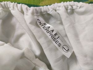 White Off Sholder Crop Top