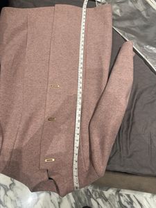 Madame Winter Elegant Mauve Trench Coat