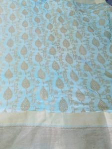 Elegant Blue Saree