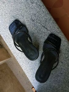 Black Strappy Heels