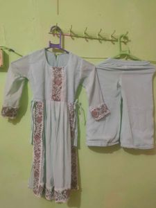 Floral Print Girls&#39; Outfit