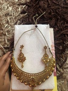 Women Necklace Set  Brand One   Used Only Once