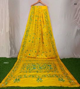 Kantha Stitched Saree With Blouse Piece