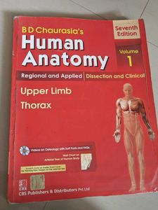 BD Chaurasia's Human Anatomy Vol 1