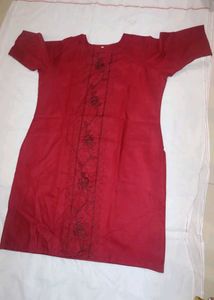 Brown Embellished Tunic Buy 1 Get Free