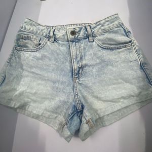 denim shorts
