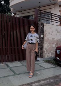 Stylish korean Wide Leg formal Trouser pants