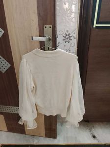 Elegant Sheer Sleeve Top