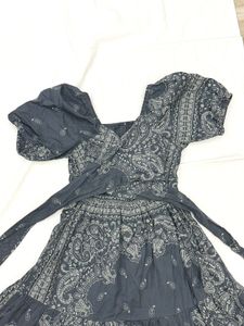 Paisley Print Dress