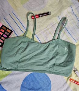 green bralette top