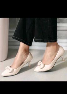 Cream Heel DressBerry  Ballerinas