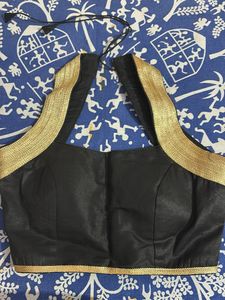 Elegant Black &amp; Gold Blouse