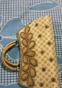 Party Gold Clutch Regular Size