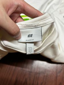 HM White Graphic Tee - Slice Of