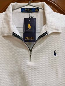 Polo Ralph Lauren White Zipper