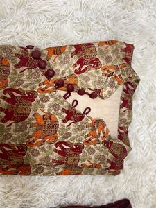 printed kurta and pants