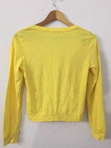 Yellow Cardigan -  Classic Style