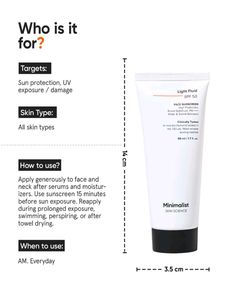 Minimalist SPF 50 Sunscreen