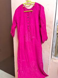 Pink Kurta For Daily Wear
