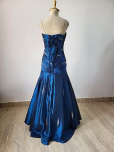 Sexy Sleeveless Mermaid Satin Long Prom