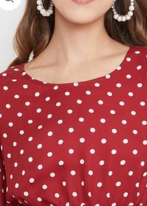 Polka Dot Maxi Dress