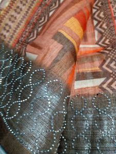 Lenin Stone Work Saree