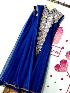 Ethnic Gown With Dupatta