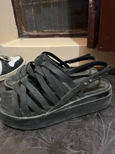 Crocs Sandles Used But In Goood Quality