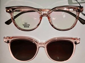 Lenskart Air Clip On Transparent Full Rim Round