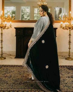 Elegant Kurta&amp; Dupatta green N Lavender Color Avl