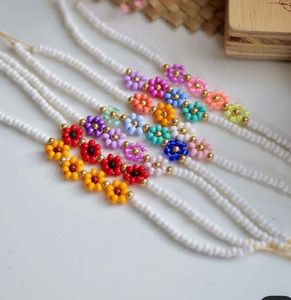 Daisy Beaded Anklets - Colorful &amp; Cute