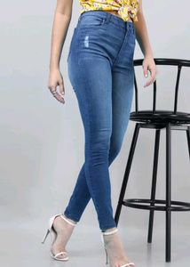 Women's skinny High Rise Light Blue Jeans