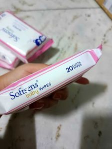 (Set Of 3) Softsens Baby Wipes