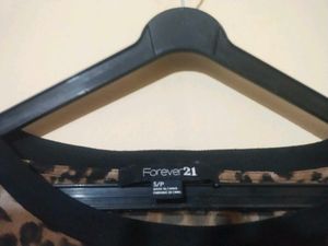 Leopard Print Sheer Top