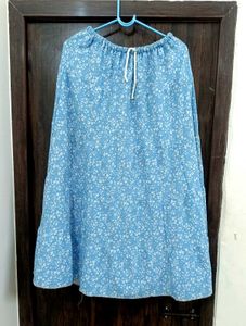 Floral Blue Skirt