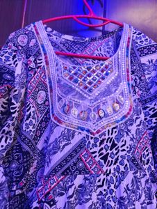 Boho Print Fringe Dress