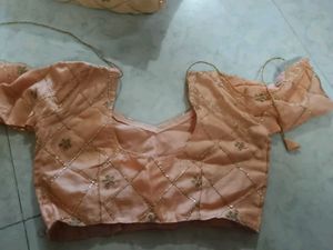 Gotta Saree  With Stitched Boluse